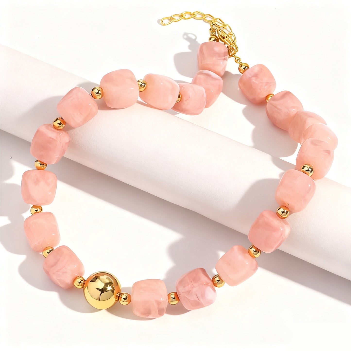Acrylic Beaded Chunky Necklace