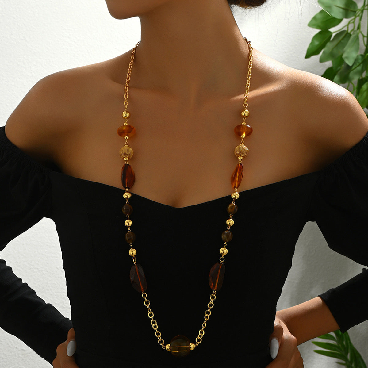 Acrylic Geometric Necklace
