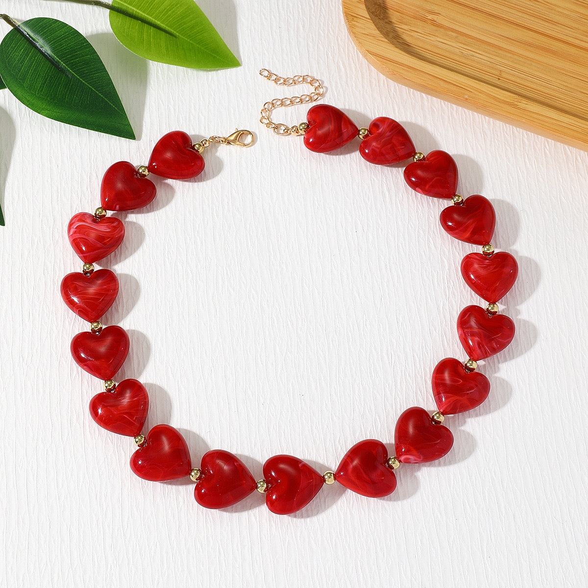 Acrylic Heart Necklace