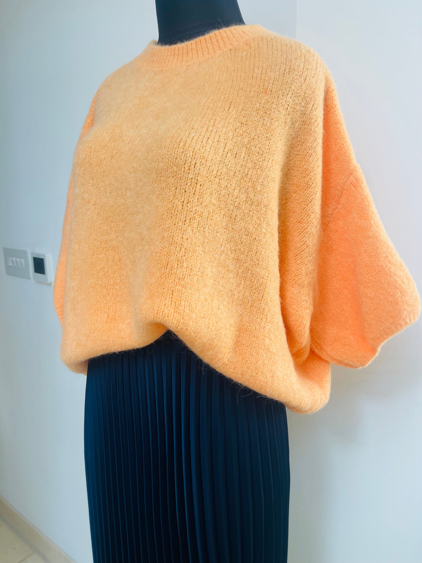Alpaca Floaty Jumper , papaya
