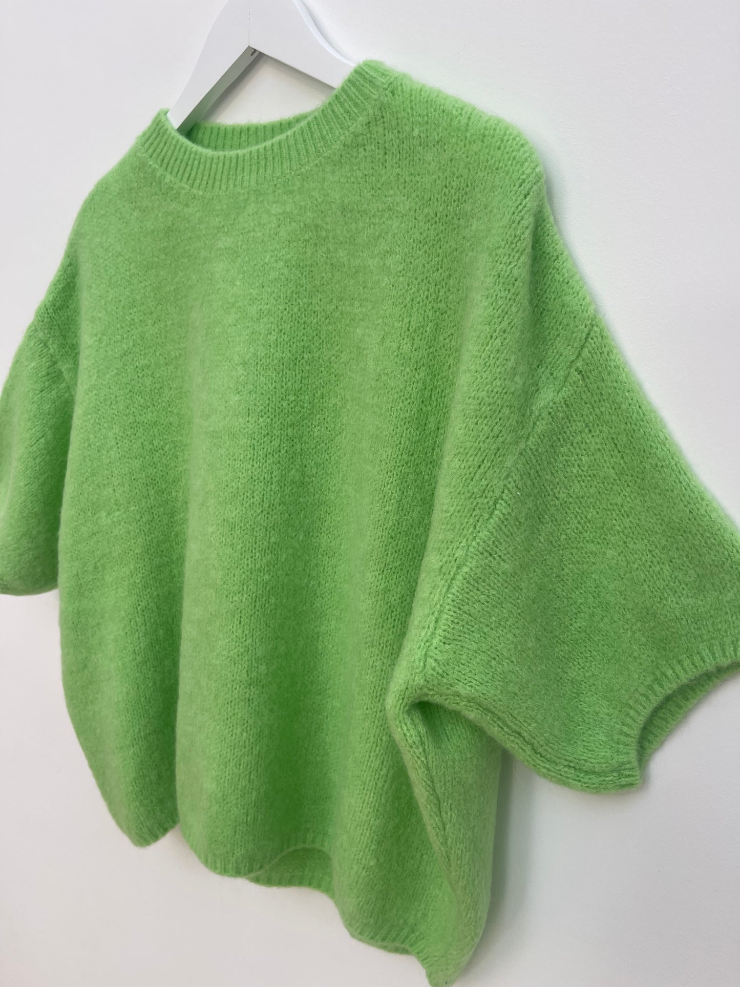 Alpaca Floaty Jumper , lime green