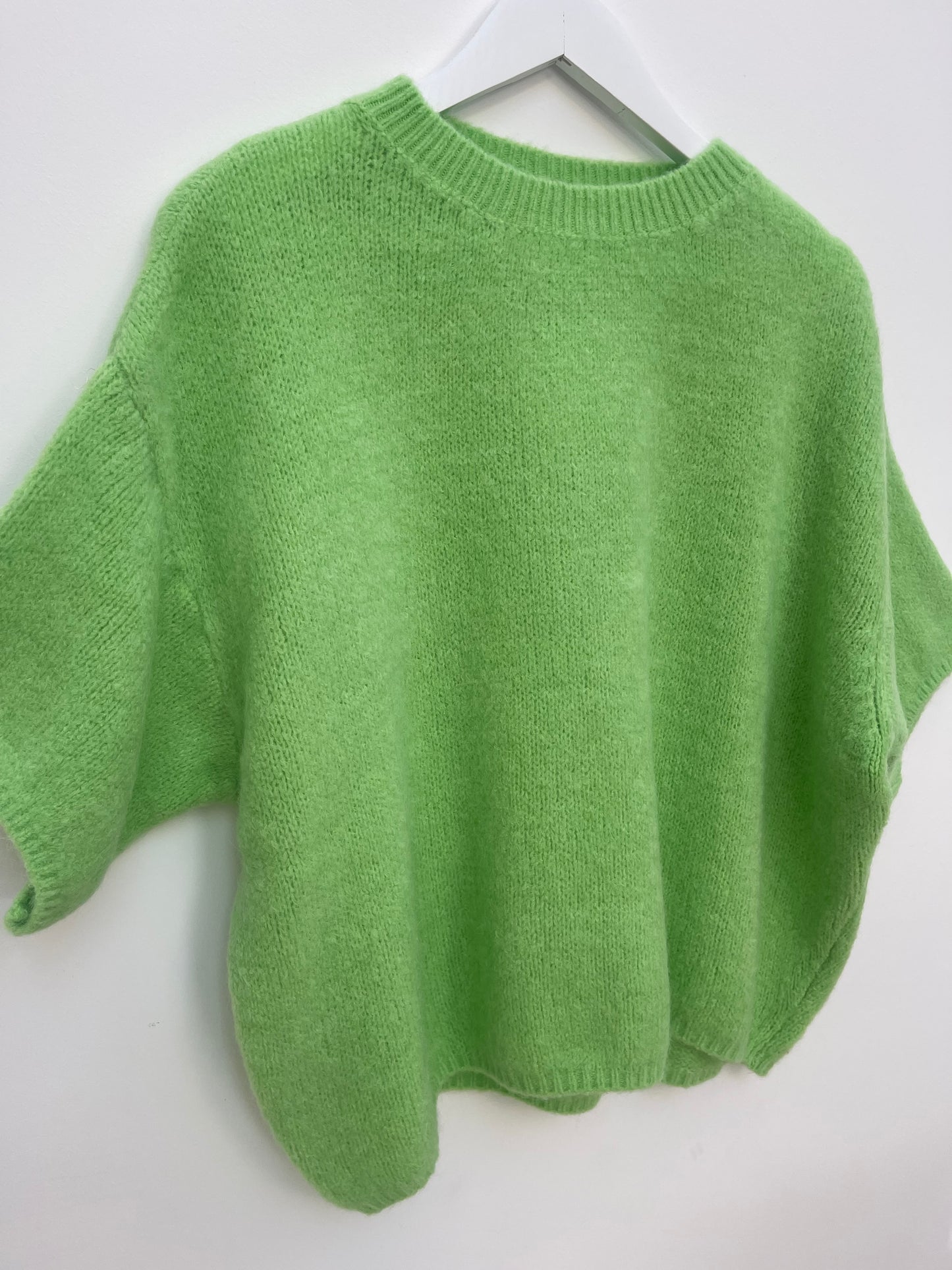 Alpaca Floaty Jumper , lime green
