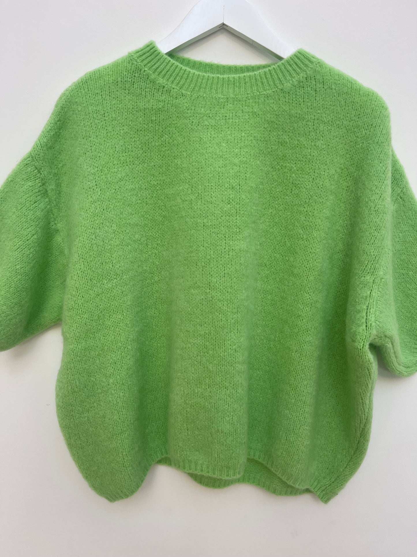 Alpaca Floaty Jumper , lime green
