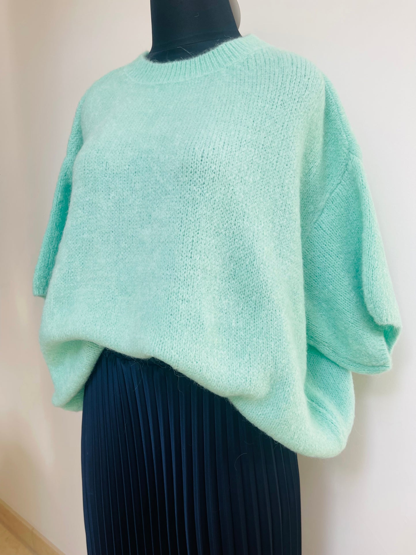 Alpaca Floaty Jumper , aqua