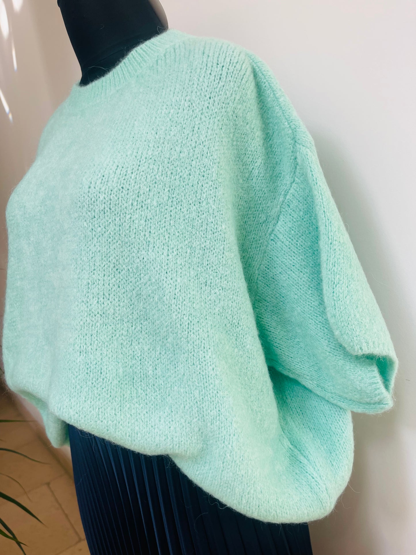 Alpaca Floaty Jumper , aqua