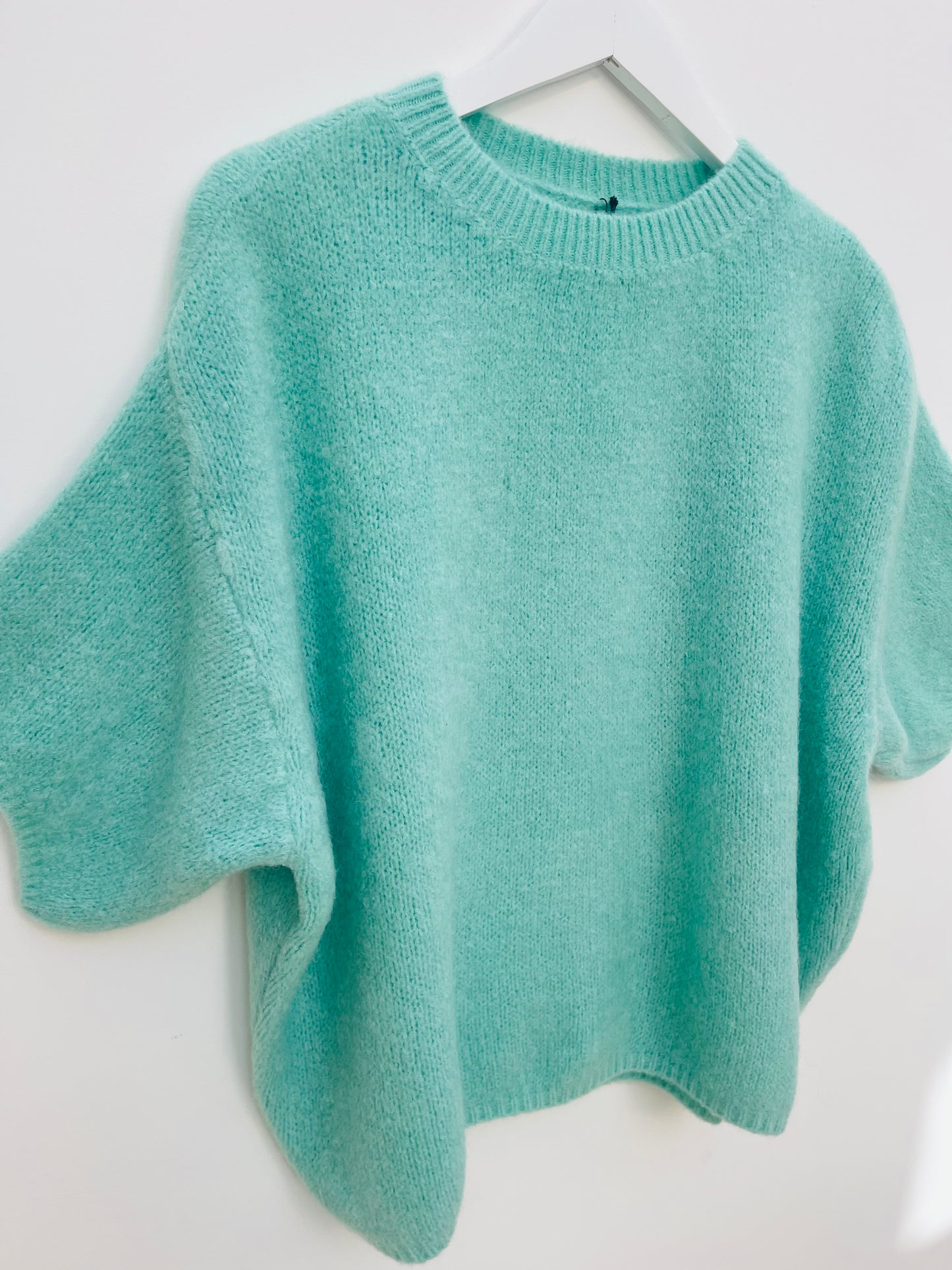 Alpaca Floaty Jumper , aqua