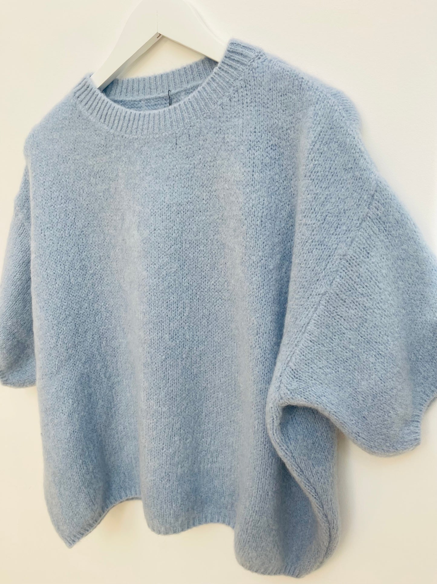 Alpaca Floaty Jumper , powder blue