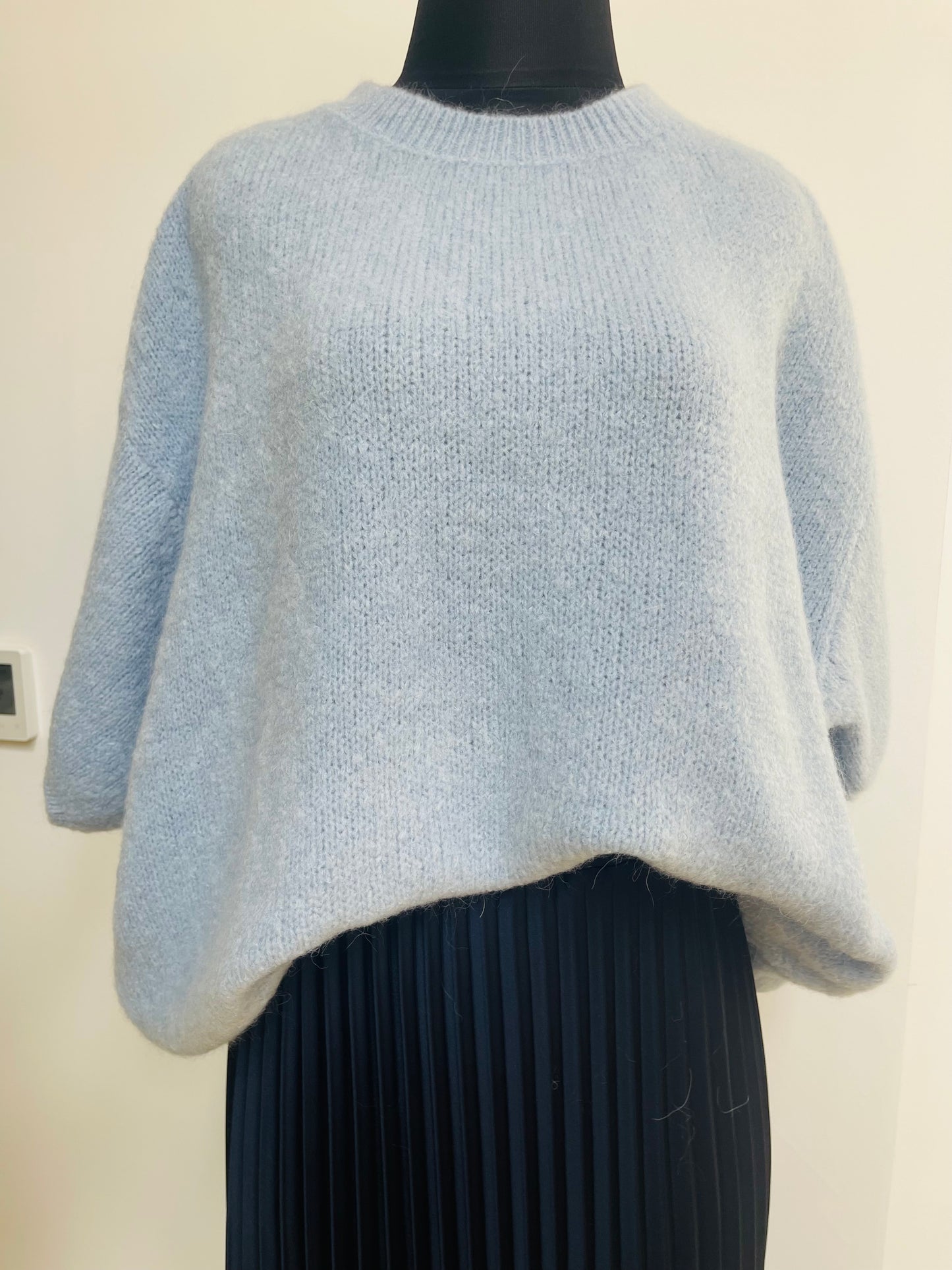 Alpaca Floaty Jumper , powder blue