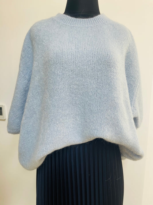 Alpaca Floaty Jumper , powder blue