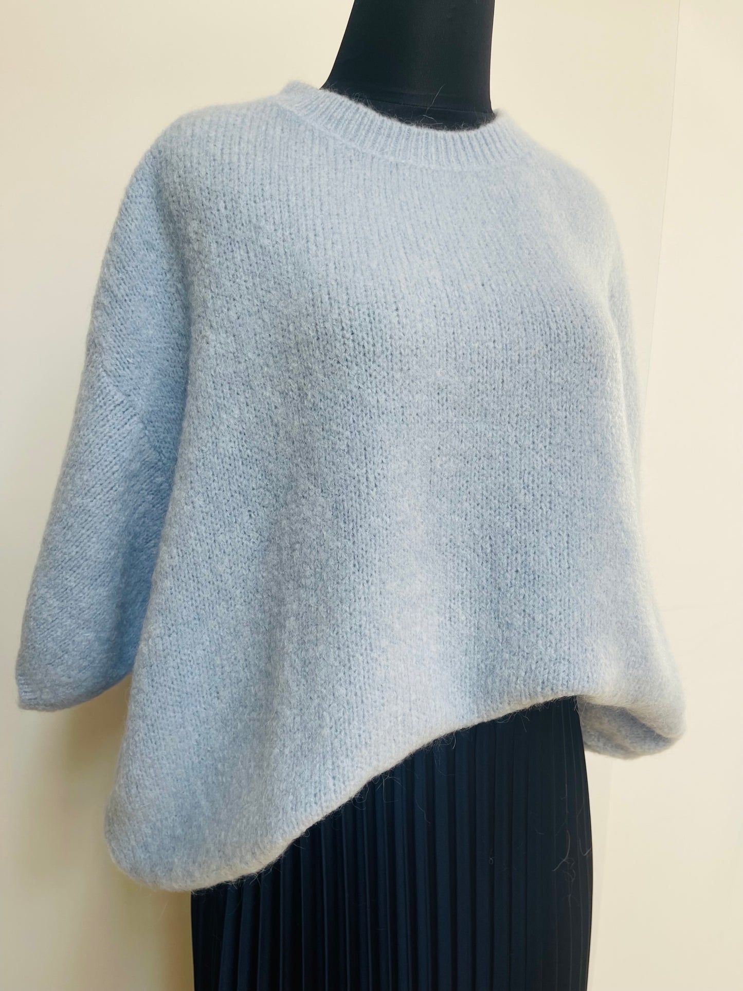 Alpaca Floaty Jumper , powder blue