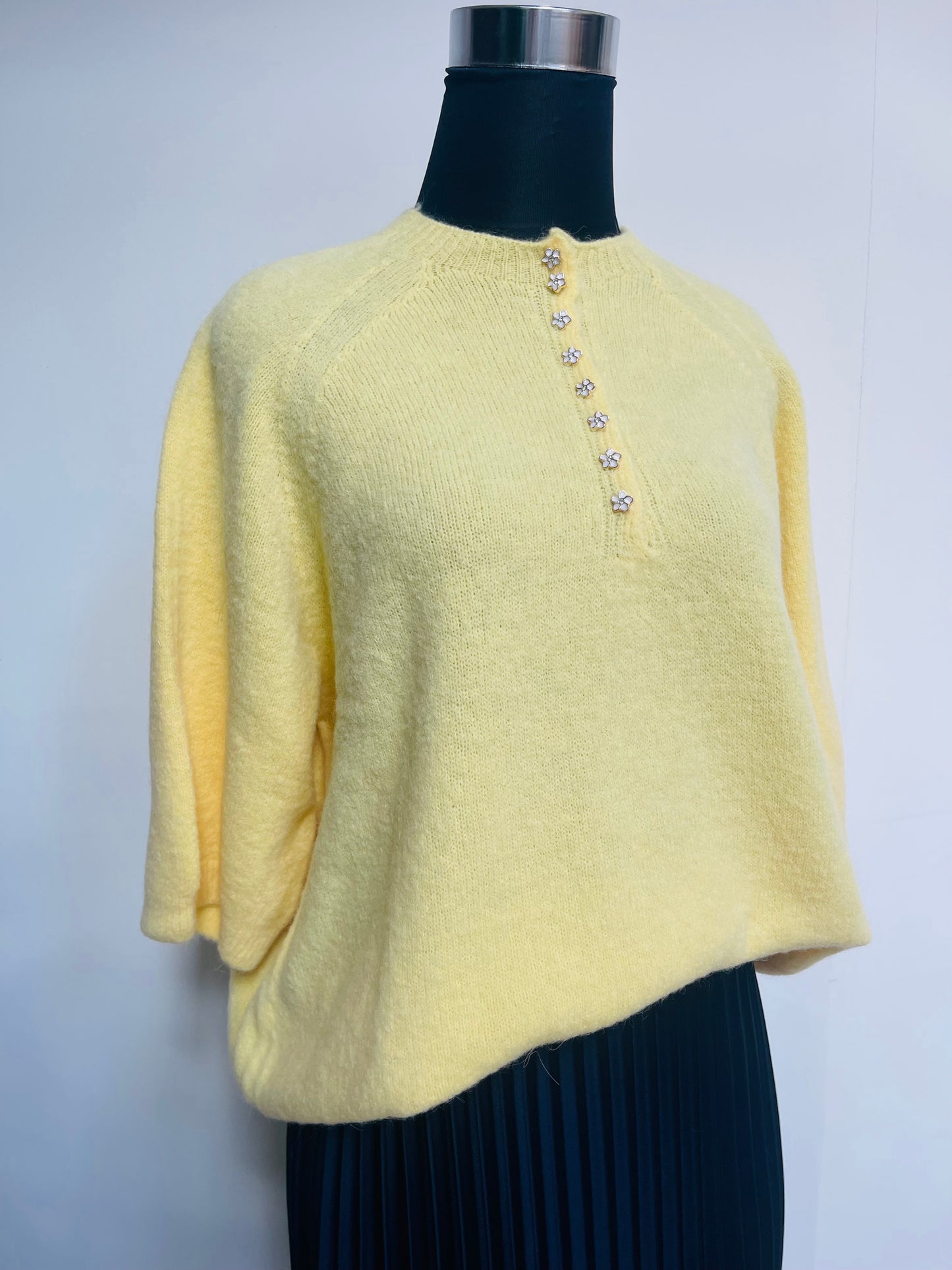 Alpaca Diamonte Jumper ,yellow