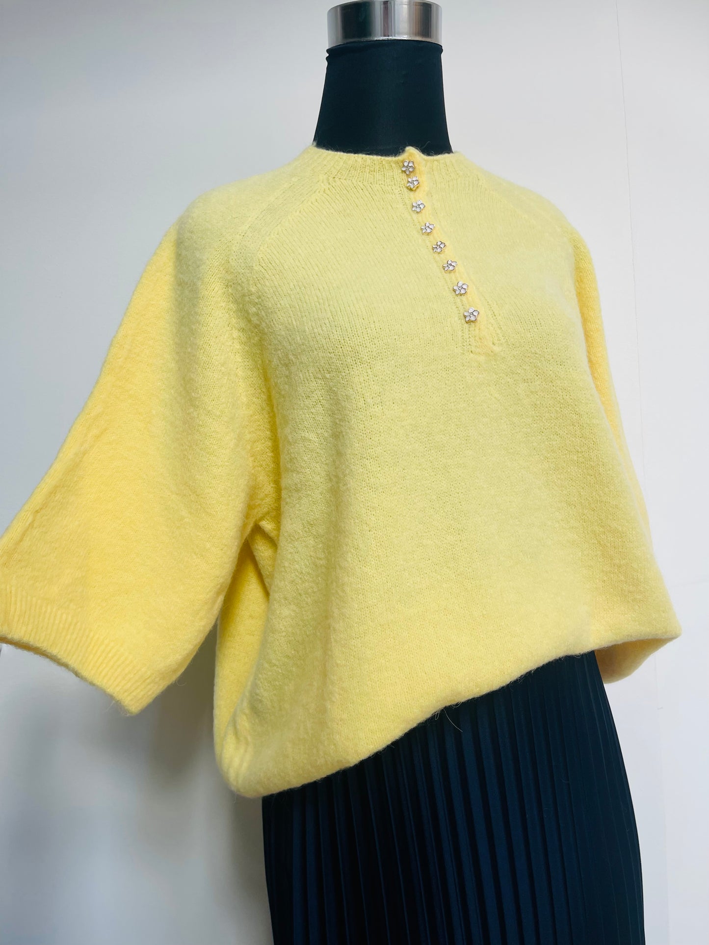 Alpaca Diamonte Jumper ,yellow