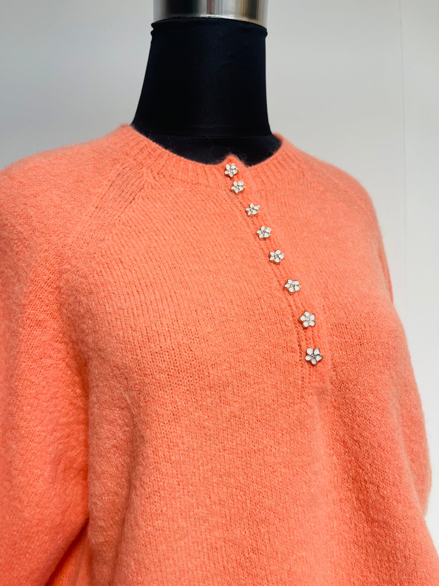 Alpaca Diamonte Jumper , papaya