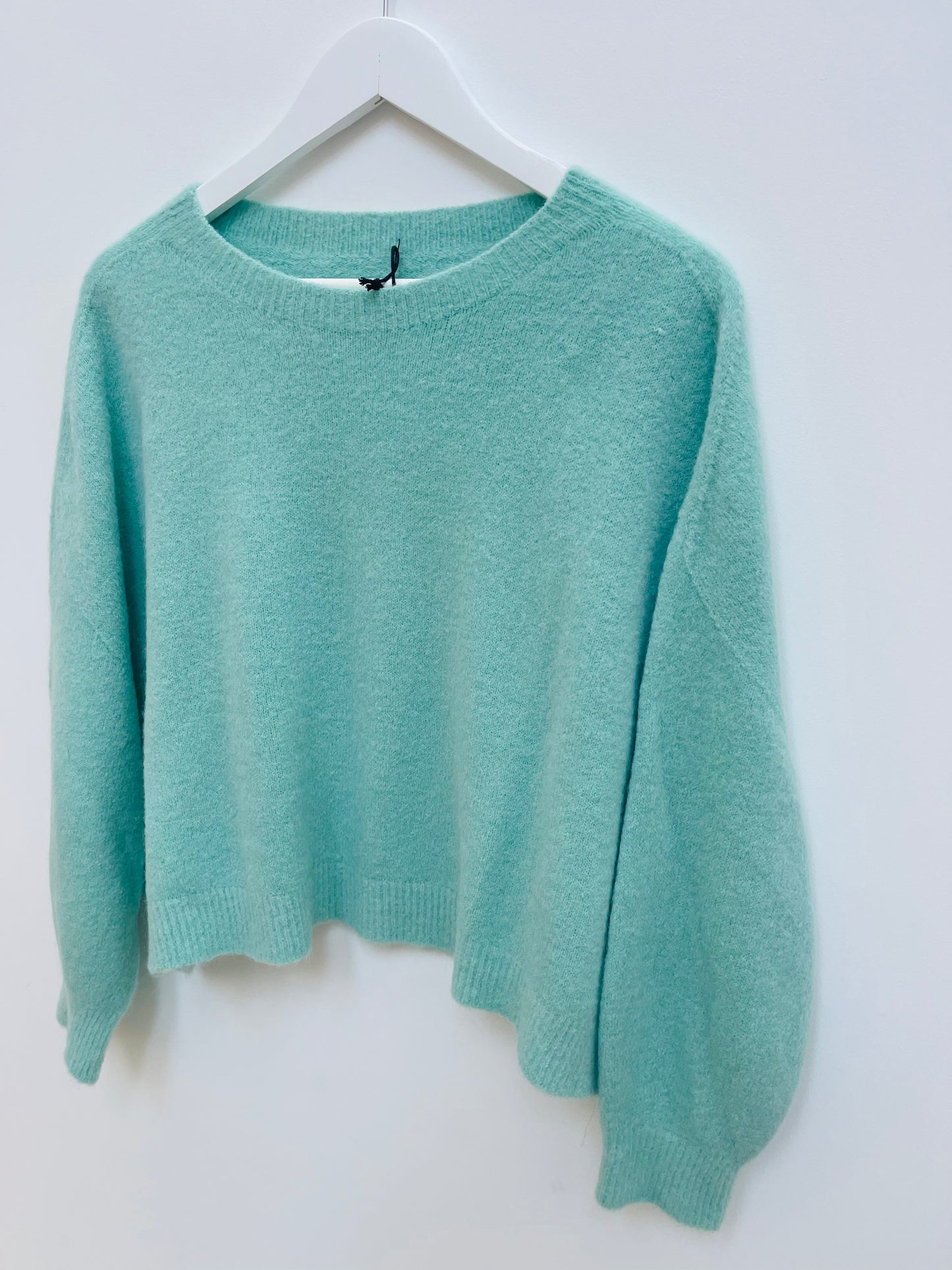 Alpaca Jumper Long Sleeve , mint green