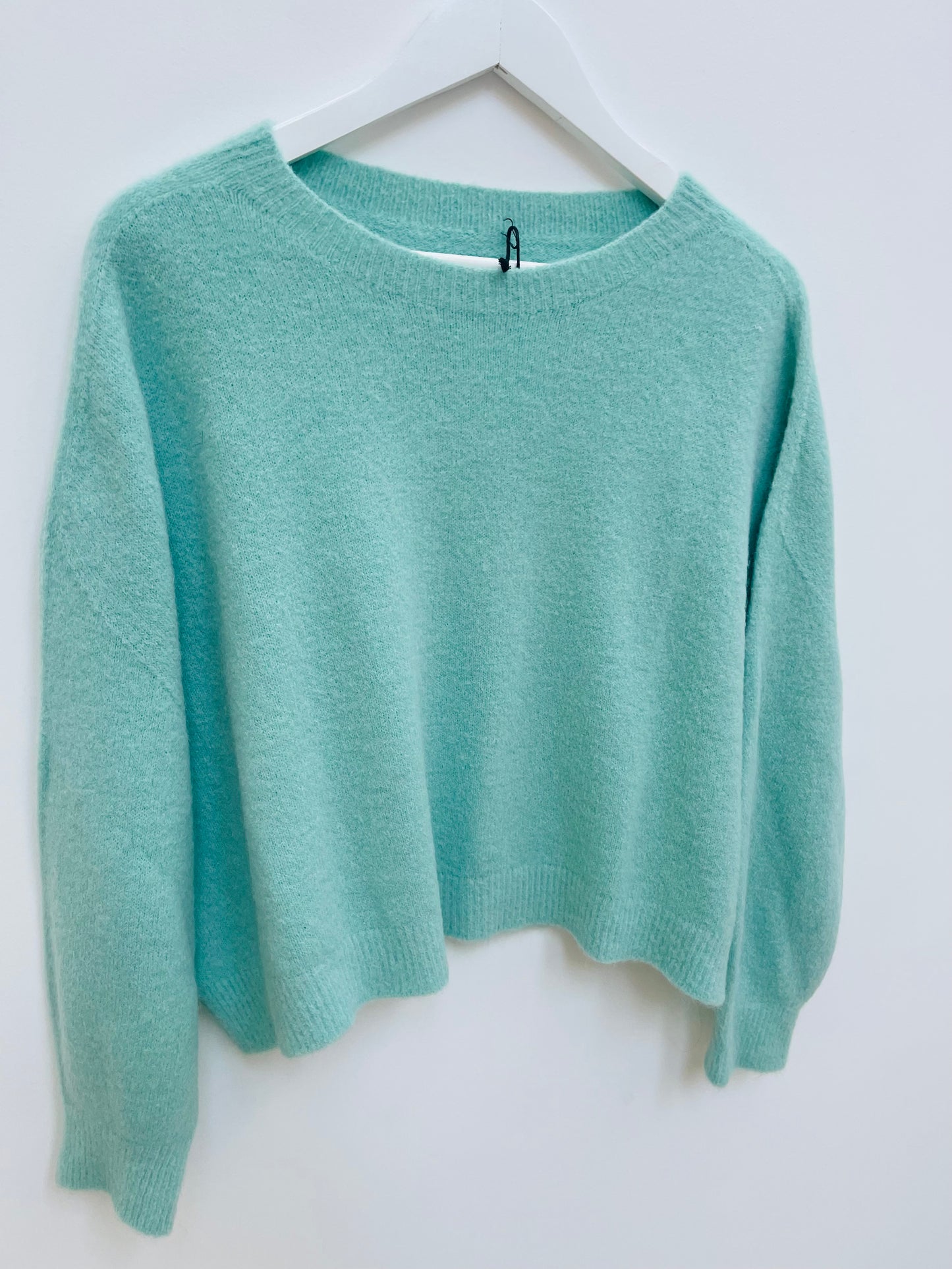 Alpaca Jumper Long Sleeve , mint green