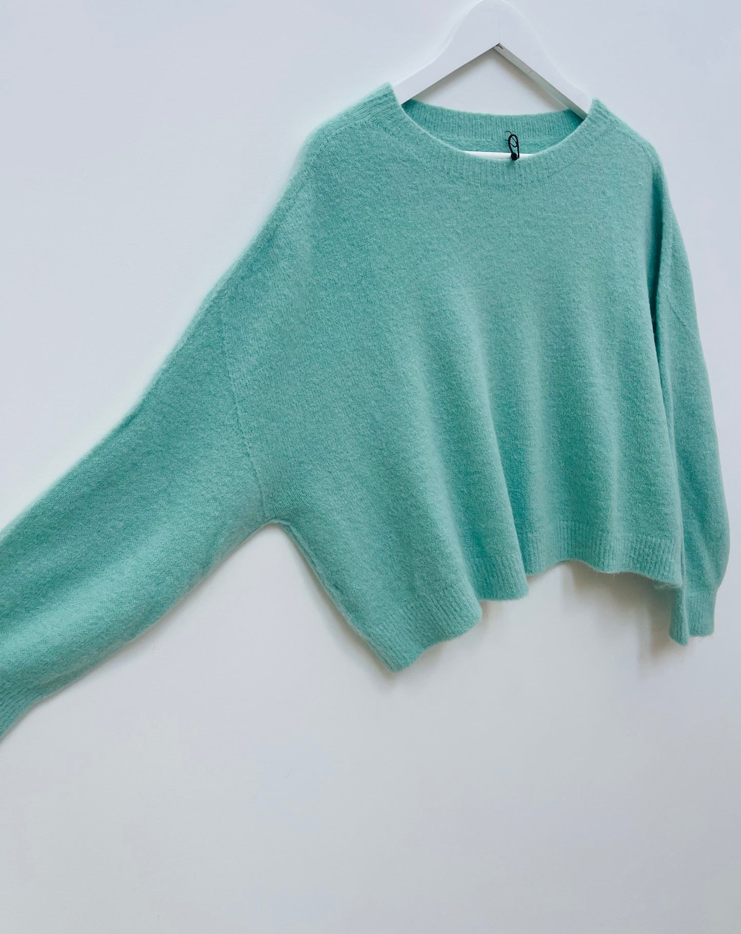 Alpaca Jumper Long Sleeve , mint green