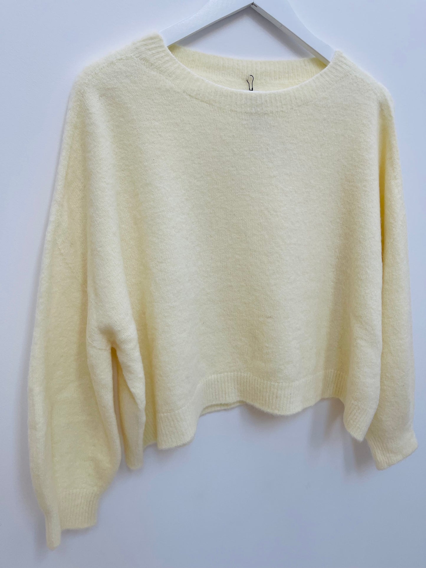 Alpaca Jumper Long Sleeves , butter