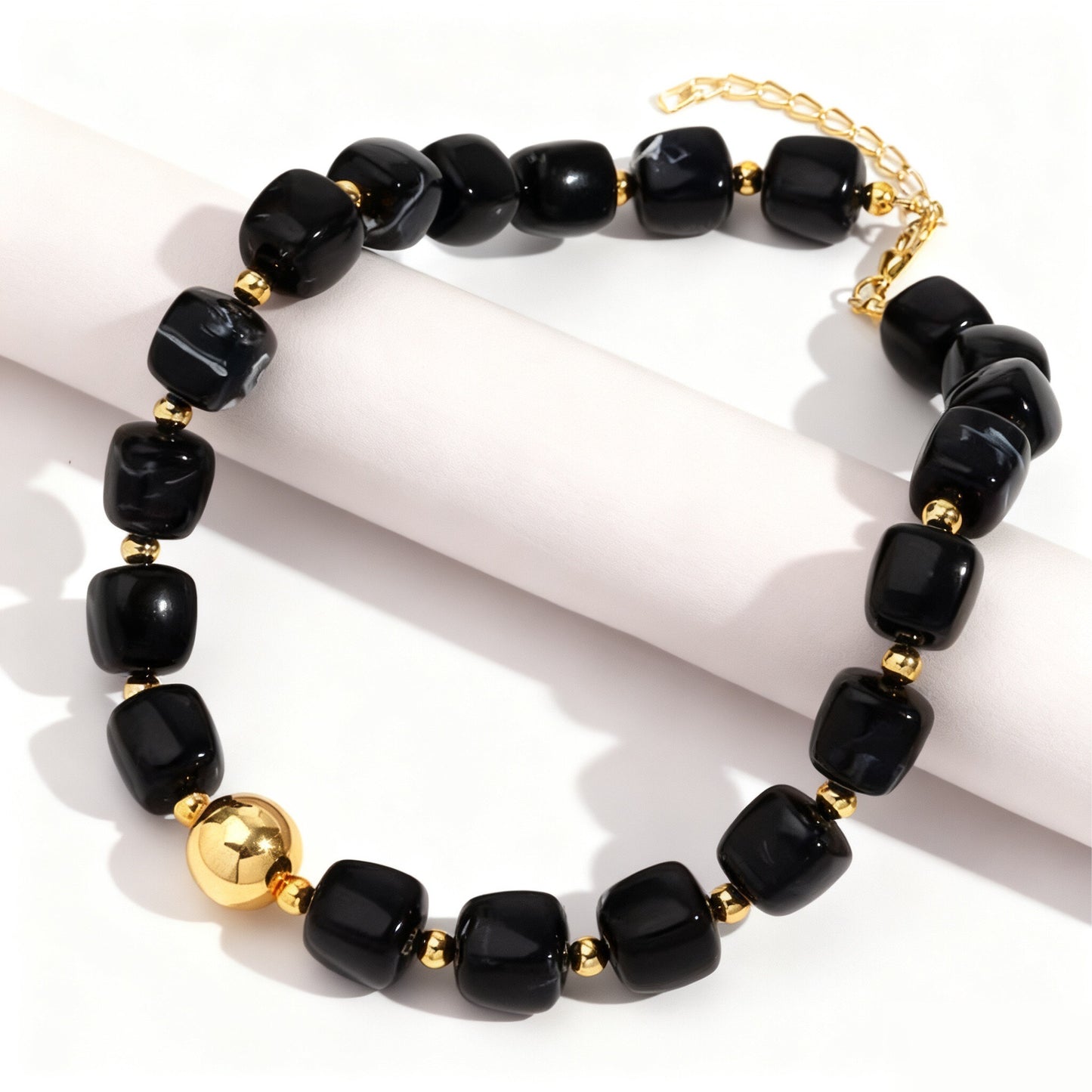 Acrylic Beaded Chunky Necklace